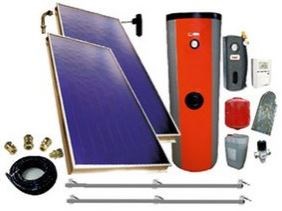 CONCEPT 50 STANDARD solárna zostava, 2x kolektor T4 ALU 4,4m2 (sada)