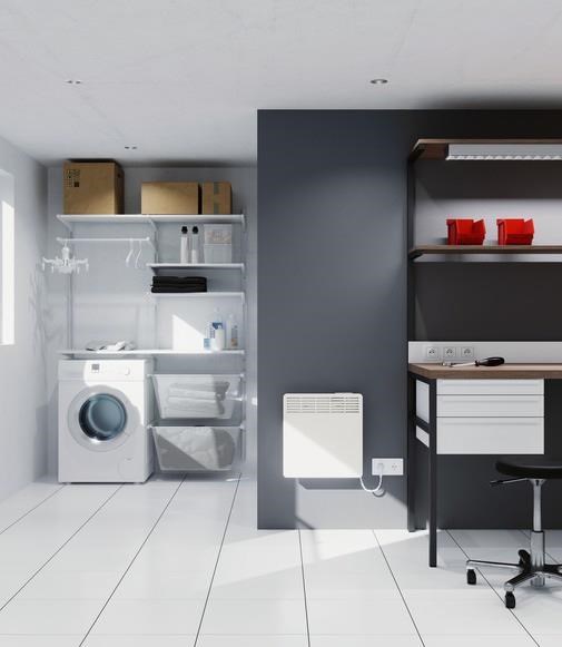STIEBEL ELTRON CWM 1000 U elektrický konvektor 1kW, nástenný, biela