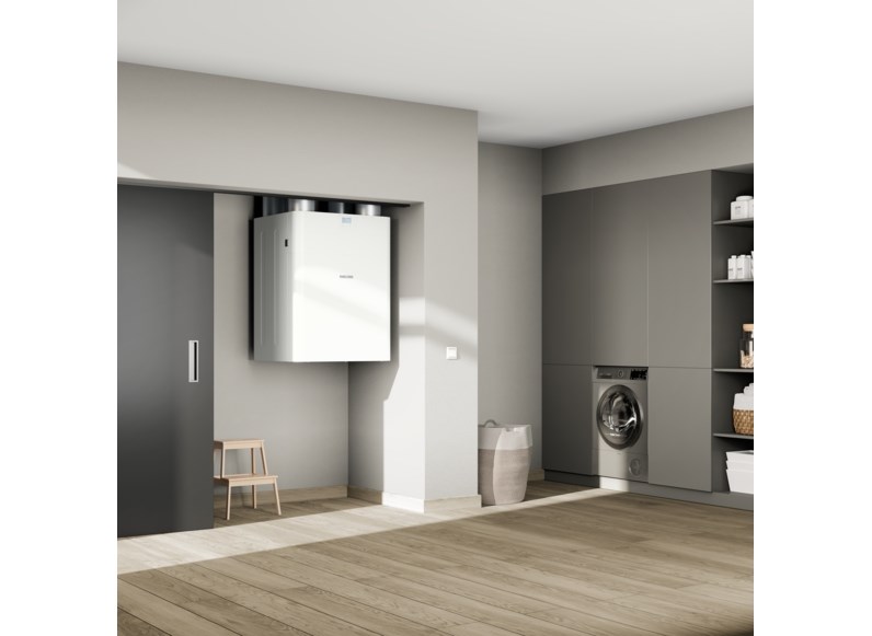 STIEBEL ELTRON VRC-W 450 E Premium vetracia jednotka s rekuperáciou 450 m3/h, nástenná, entalpický výmenník, predohrev, automatický by-pass, WiFi