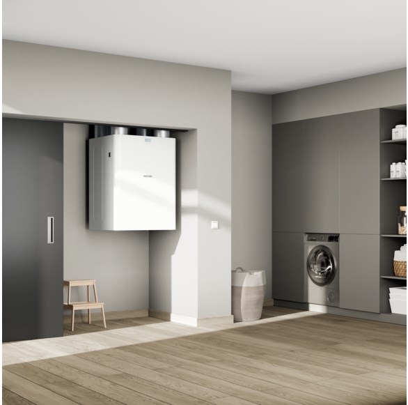 STIEBEL ELTRON VRC-W 600 E PREMIUM vetracia jednotka s rekuperáciou 600 m3/h, nástenná, entalpický výmenník, predohrev, automatický by-pass, WiFi