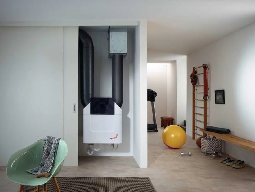 ZEHNDER COMFOAIR Q350 TR vetracia jednotka s rekuperáciou 350 m3/h, nástenná/stacionárna, krížový protiprúdový výmenník, automatický by-pass
