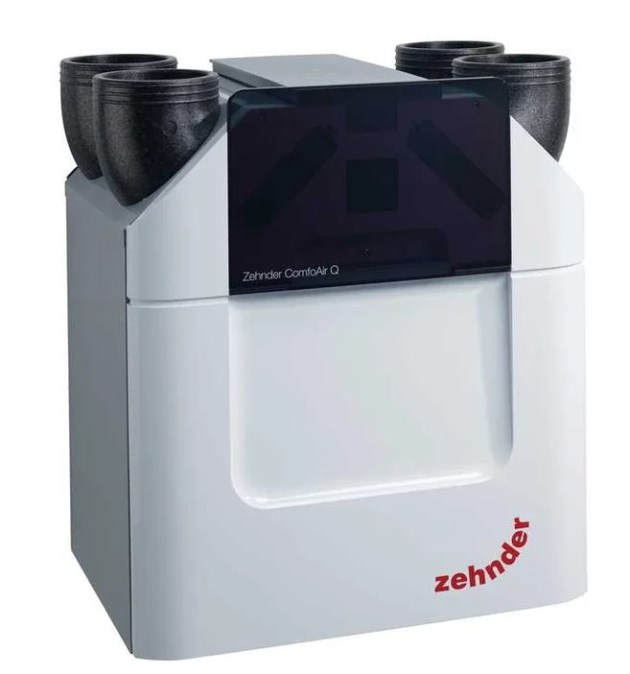 ZEHNDER COMFOAIR Q350 TR ENTALPIA vetracia jednotka s rekuperáciou 350 m3/h, nástenná/stacionárna, entalpický výmenník, automatický by-pass