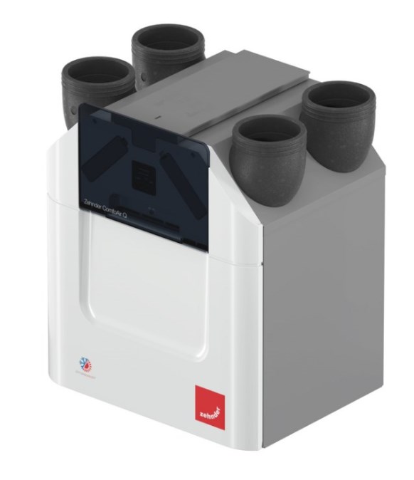 ZEHNDER COMFOAIR Q450 TR vetracia jednotka s rekuperáciou 450 m3/h, nástenná/stacionárna, entalpický výmenník, automatický by-pass