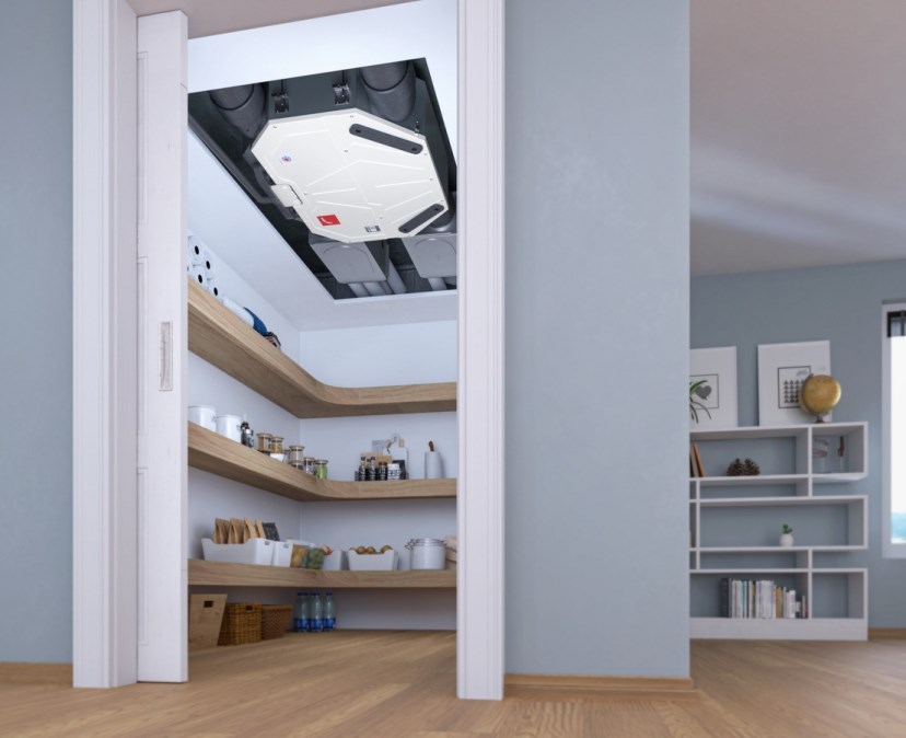 ZEHNDER COMFOAIR FLEX 350 HRV SI vetracia jednotka 350m3/h, stropná, s výmenníkom