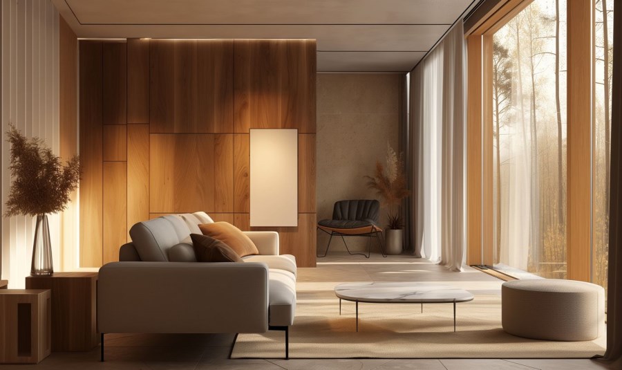 NAMIWELL NW4-800 E sálavý panel 1250 x 640 x 28 mm, 800 W, biela