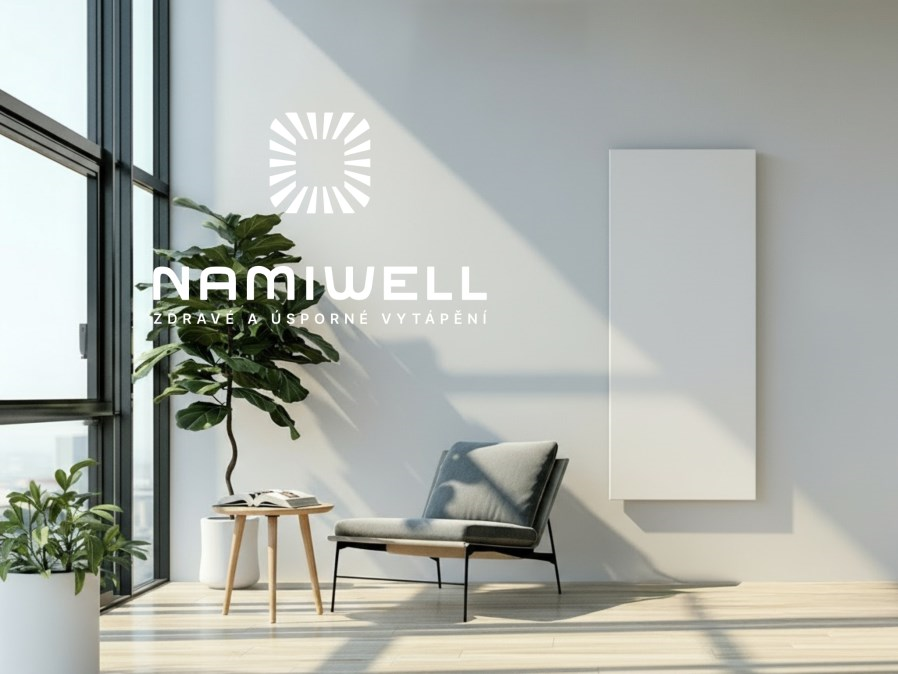NAMIWELL NW5-1000 E sálavý panel 1550 x 640 x 28 mm, 1000 W, biela
