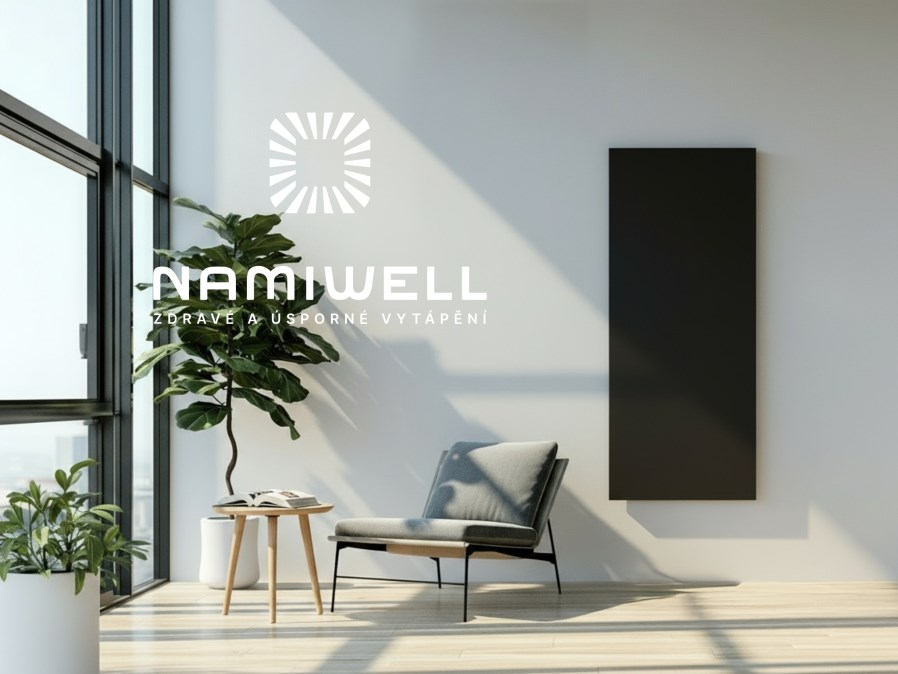 NAMIWELL NW5-1000 E sálavý panel 1550 x 640 x 28 mm, 1000 W, čierna
