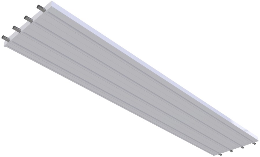 KOTRBATÝ KSP TO GO sálavý panel 600x2000mm, závesný, teplovodný, biela