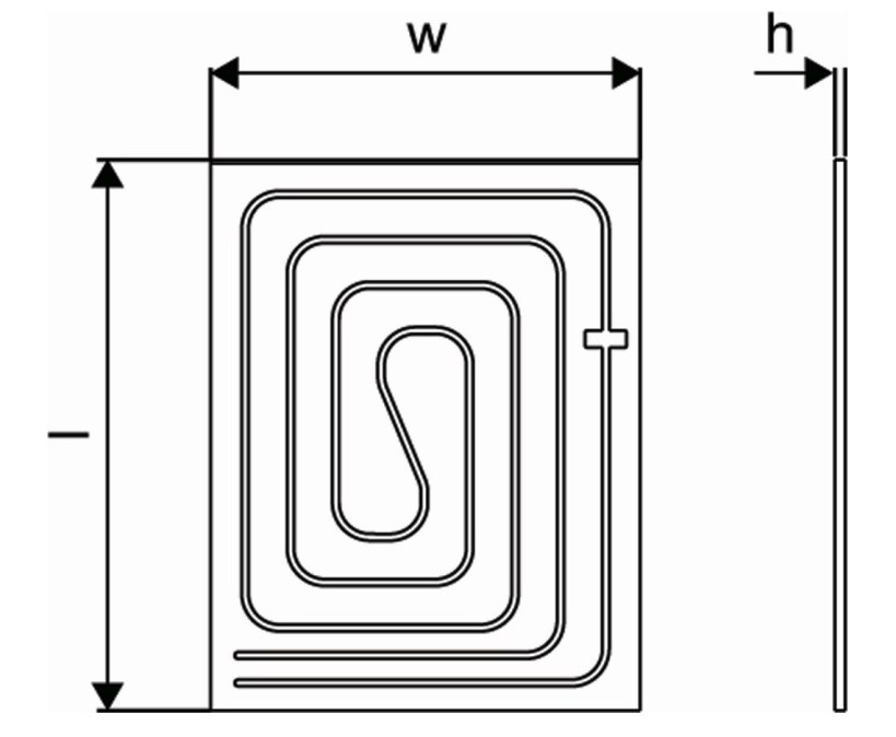 UPONOR RENOVIS systémová doska 800x625mm, s integrovaným potrubím, sadrokartón