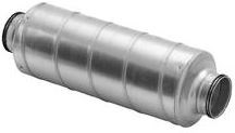 LINDAB pevný tlmič 160mm, L = 600mm, s izoláciou 50mm, oválny