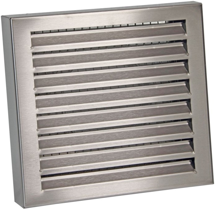ZEHNDER vonkajšie mriežka 125mm, pre montáž na stenu, kruhové potrubie, nerez oceľ