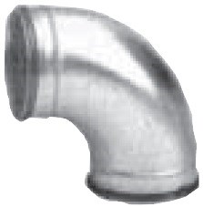 DE DIETRICH EH 77 koleno 90°, 160mm