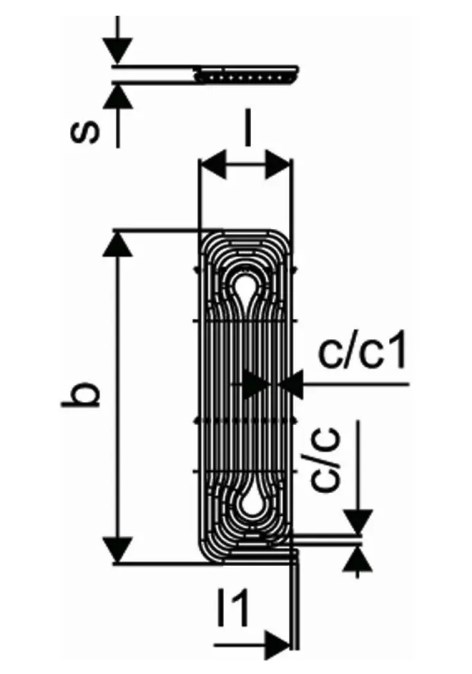UPONOR THERMATOP M sálavý panel 2550x277mm, biela