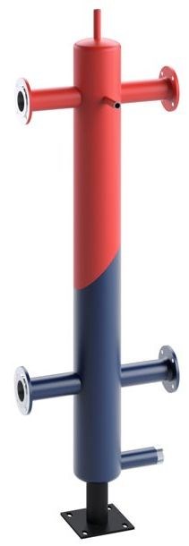 REFLEX HVDT TYP1 hydraulický vyrovnávač dynamických tlakov 28m3/hod, PN6, prevedenie z kruhových profilov