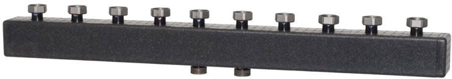 CONCEPT GMA451 rozdeľovač RN1 1/2"xG1 1/2", 5 okruhov, pre obehové jednotky, oceľ/EPP