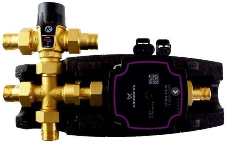 REGULUS CSE TVMIX ZV čerpadlová skupina G3/4“M, 10bar, s čerpadlom UPM3 DHW, pitná voda