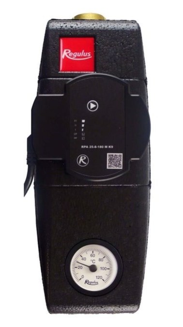 REGULUS CSE OTS R8 1F čerpadlová skupina 1", s čerpadlom, izoláciou, guľovými kohútikmi a teplomerom