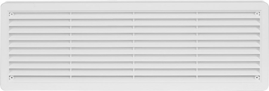 HACO VMD 400x130mm vetracia mriežka dverná, biela (pár)