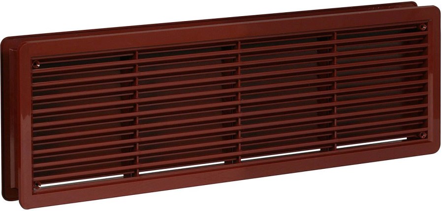 HACO VMD 400x130mm vetracia mriežka dverná, hnedá (pár)