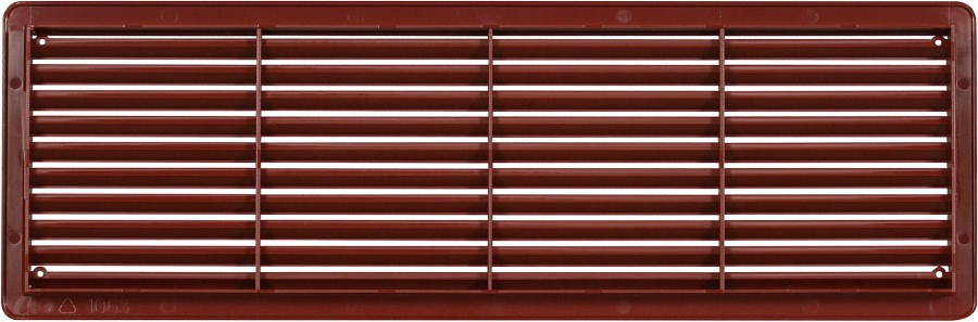 HACO VMD 400x130mm vetracia mriežka dverná, hnedá (pár)