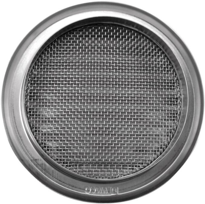 HACO NVM 150 vetracia mriežka kruhová, priem. 150mm, so sieťovinou, nerez
