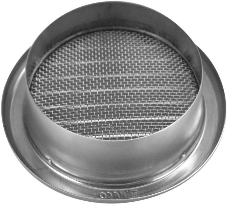 HACO NVM 150 vetracia mriežka kruhová, priem. 150mm, so sieťovinou, nerez