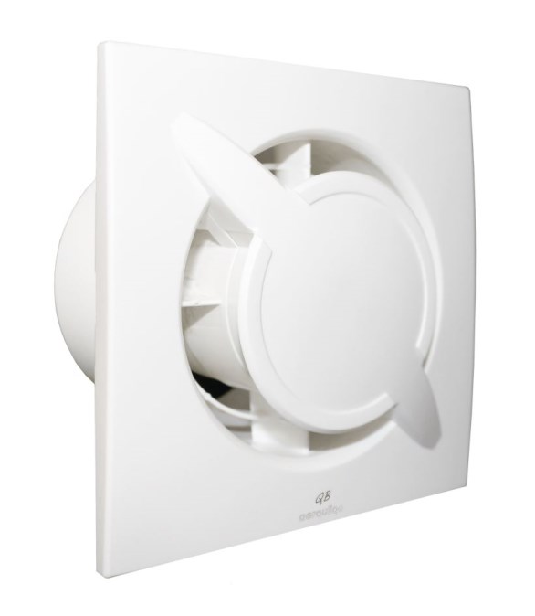 AERAULIQA QB100T axiálny ventilátor 100 mm, nástenný/stropný/do okna, s časovačom