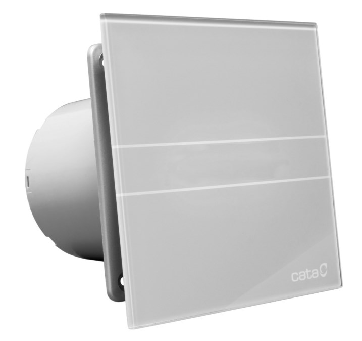 CATA E100 GS axiálny ventilátor 100 mm, nástenný/stropný, strieborná