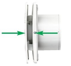 VORTICE PUNTO FOUR MFO 120/5" T axiálny ventilátor 120 mm, nástenný/stropný, s časovačom a spätnou klapkou
