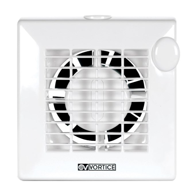 VORTICE PUNTO M 120/5" AT axiálny ventilátor 120 mm, nástenný/stropný, s časovačom a žalúziou