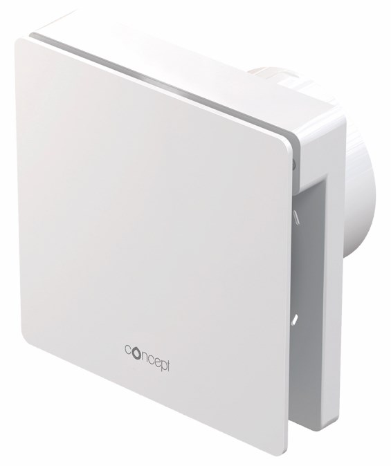 CONCEPT SILENZIO 100 VK axiálny ventilátor 100 mm, nástenný/stropný