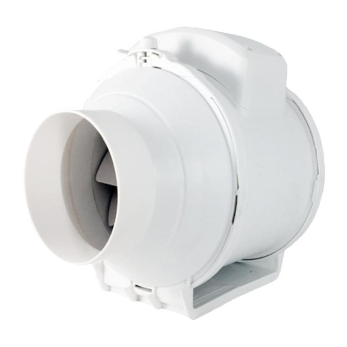 HACO DVP HIDE 100 S diagonálny ventilátor 100 mm, potrubný