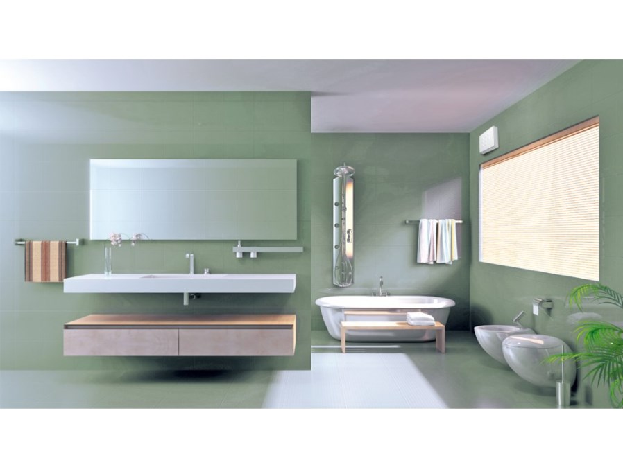 VORTICE VORT QUADRO MICRO 100 T HCS radiálny ventilátor 100 mm, nástenný/stropný, s časovačom, čidlom vlhkosti a spätnou klapkou