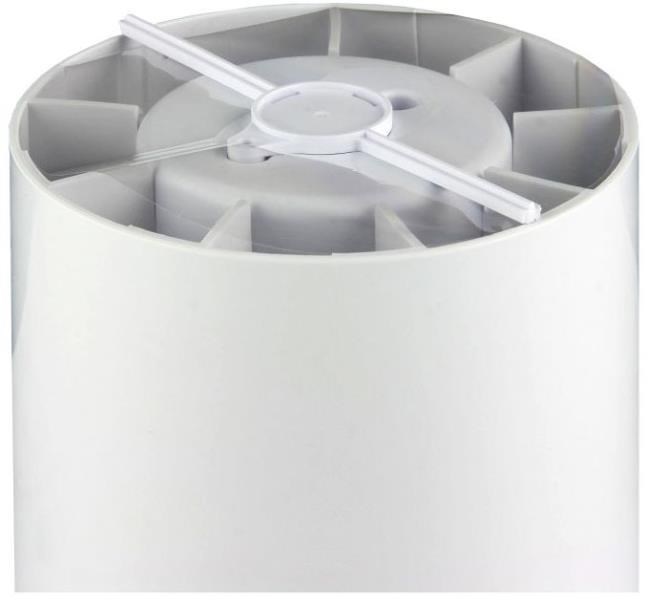 HACO AV 120 spätná klapka 120mm, k ventilátoru, plast, biela