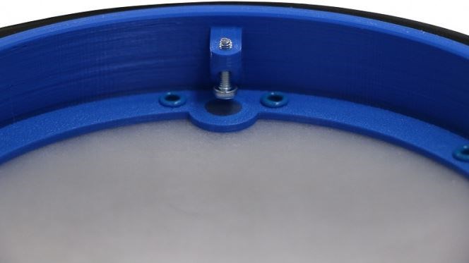 HACO PZK 125 protizápachová klapka DN125, magnetická, plast, modrá