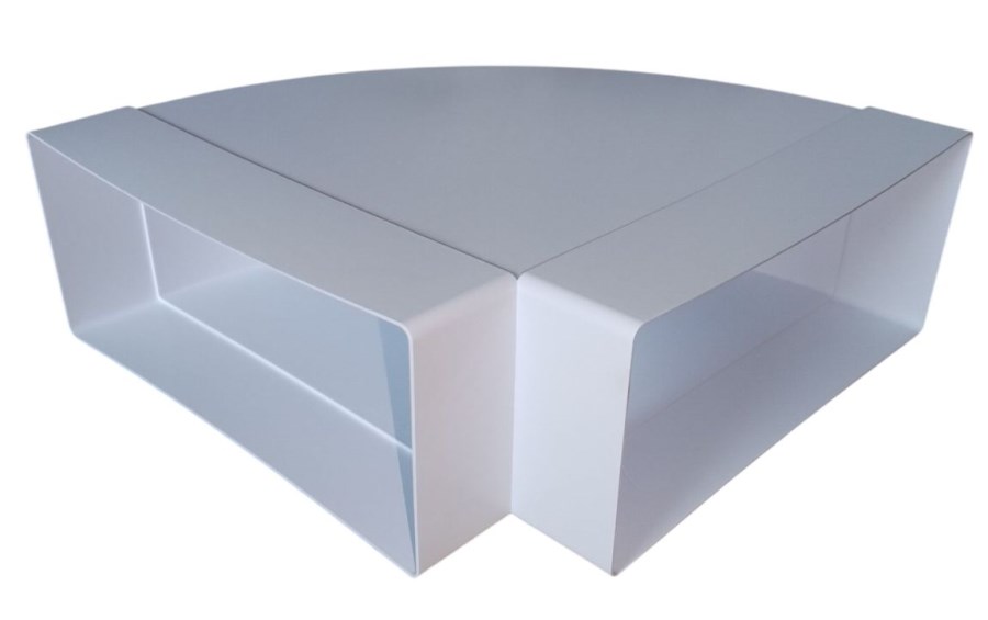 HACO CKH 2x220x90 koleno vodorovné ploché 220x90x267mm, plast