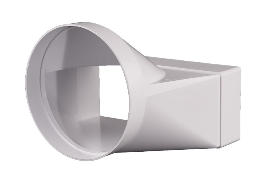 HACO CZD 158/220x90 prechodový kus 220x90x180mm, 158 mm, plast