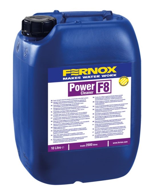 FERNOX POWER CLEANER F8 čistiaci prostriedok pre vykurovacie systémy 10 l, oranžová