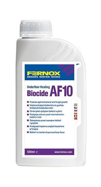 FERNOX BIOCIDE AF10 antibakteriálna kvapalina pre systémy ústredného vykurovania 500 ml, slamová