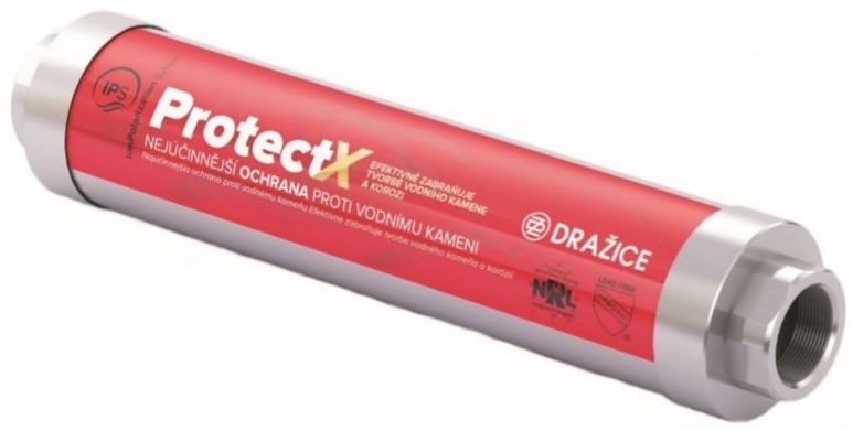 DRAŽICE IPS PROTECTX G3/4“ ionizačný polarizačný systém 3,2m3/h, teplá voda, oceľ, červená