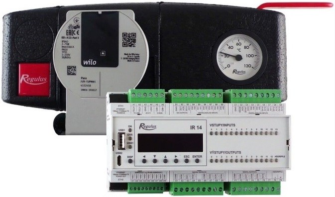 REGULUS CSE IR 14 CTC čerpadlová skupina 2xG1"F, 10bar, s regulátorom CSE IR 14, v izolácii (komplet)