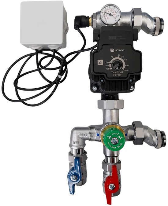 CONCEPT 248N zmiešavacia termostatická jednotka 3/4"-1", pre podlahové kúrenie, mosadz