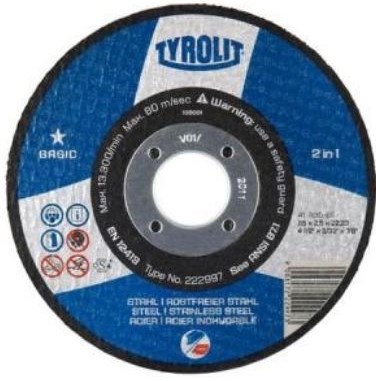 TYROLIT BASIC A30Q-BF rezný kotúč 178x3x22,2 mm, na oceľ a nerez