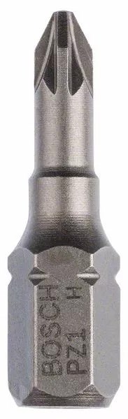 BOSCH EXTRA HARD skrutkovací bit PZ1, 25 mm, 10 ks, krížový (komplet)