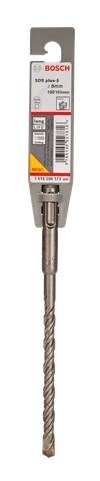 BOSCH SDS PLUS-5 vrták 8x100 mm, SDS-PLUS, vidiový, do betónu a muriva