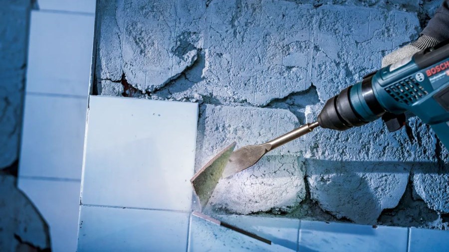 BOSCH PRE SDS PLUS-5C plochý sekáč 40x260 mm, SDS-PLUS, samoostriaci, do dlaždíc