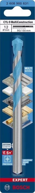 BOSCH MULTI CONSTRUCTION vrták 12x90 mm, CYL-9, univerzálny