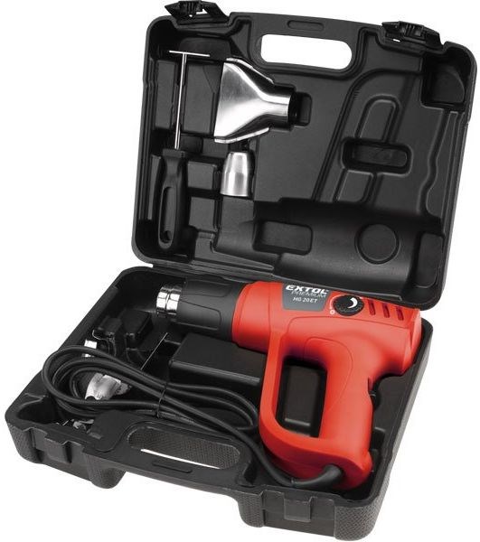 EXTOL PREMIUM HG 20 ET pištoľ teplovzdušná, 2000W, 50-450/90-600°C
