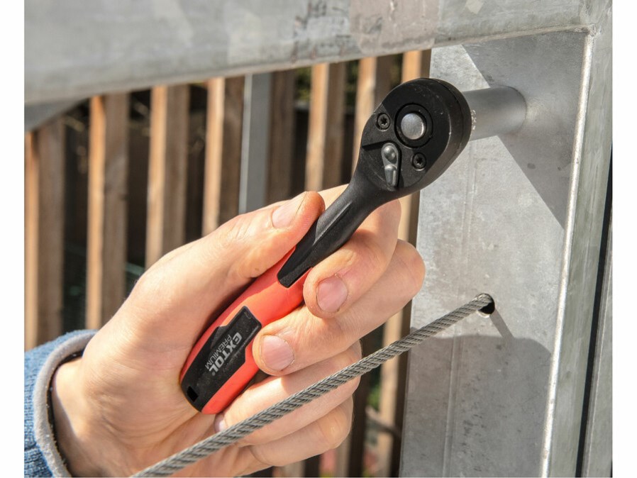 EXTOL PREMIUM račňa 1/2", 72 zubov