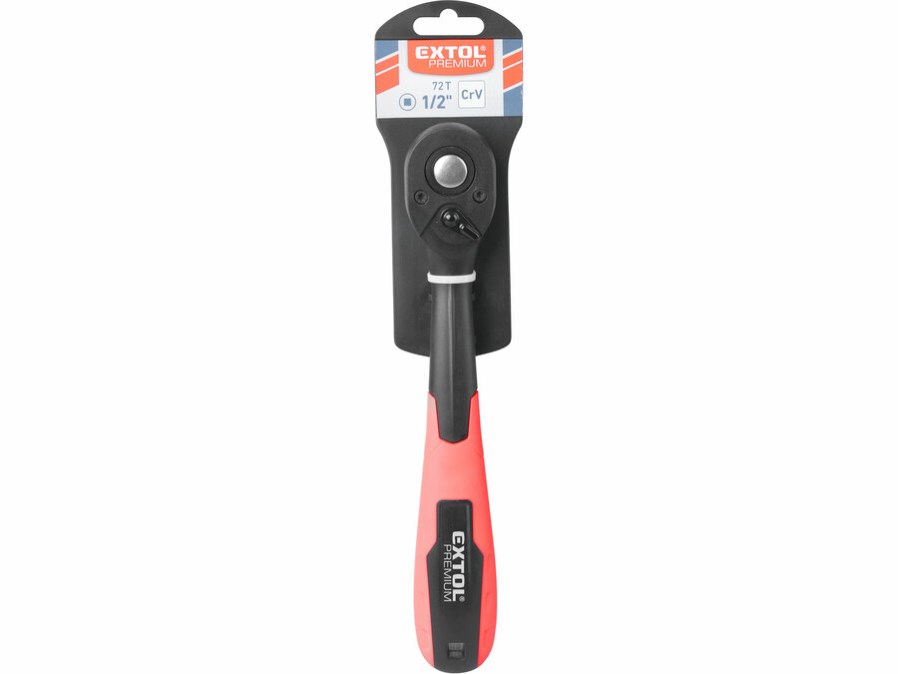 EXTOL PREMIUM račňa 1/2", 72 zubov